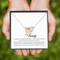 I'm Sorry Gift, Interlocking Heart Necklace