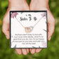 To My Sister to Be, Interlocking Heart Necklace