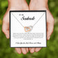 To My Soulmate, Interlocking Heart Necklace
