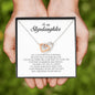 To My Stepdaughter Gift, Interlocking Heart Necklace