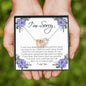 Apology Gift for Her, Interlocking Heart Necklace