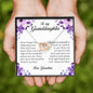 To My Granddaughter, Interlocking Heart Necklace
