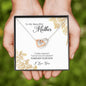 To My Beautiful Mother, Interlocking Heart Necklace