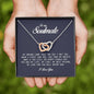 To My Soulmate, Interlocking Heart Necklace