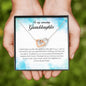 To My Amazing Daughter, Interlocking Heart Necklace