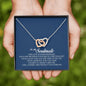 To My Soulmate, Interlocking Heart Necklace