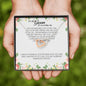 To My Husband on Wedding Day, Interlocking Heart Necklace