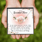 To My Beautiful Niece, Interlocking Heart Necklace