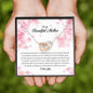 To My Beautiful Mother, Interlocking Heart Necklace