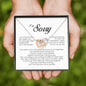 I'm Sorry Gift, Interlocking Heart Necklace