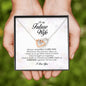 To My Future Wife, Interlocking Heart Necklace