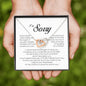 I'm Sorry Gift, Interlocking Heart Necklace