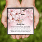 Fertility Wish Gift, Interlocking Heart Necklace