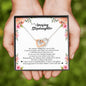To My Amazing Stepdaughter, Interlocking Heart Necklace