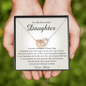 Interlocking Heart Necklace | To My Beautiful Daughter