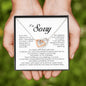 I'm Sorry Gift, Interlocking Heart Necklace