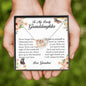 To My Lovely Granddaughter, Interlocking Heart Necklace