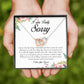 I am Truly Sorry, Interlocking Heart Necklace