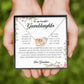 To My Beautiful Granddaughter, Interlocking Heart Necklace