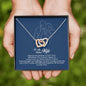 To My Future Wife, Interlocking Heart Necklace