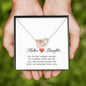 Mother & Daughter Gift, Interlocking Heart Necklace