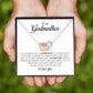 To My Godmother, Interlocking Heart Necklace