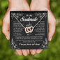 To My Soulmate, Interlocking Heart Necklace