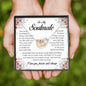 To My Soulmate, Interlocking Heart Necklace
