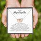 To My Stepdaughter Gift, Interlocking Heart Necklace