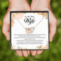 To My Future Wife, Interlocking Heart Necklace