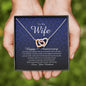 Interlocking Heart Necklace, Happy 1st Anniversary