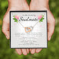 Interlocking Heart Necklace, To My Stunning Soulmate