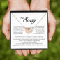 I'm Sorry Gift, Interlocking Heart Necklace