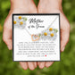 Mother of The Groom Gift, Interlocking Heart Necklace