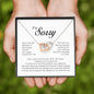 I'm Sorry Gift, Interlocking Heart Necklace