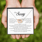 I'm Sorry Gift, Interlocking Heart Necklace