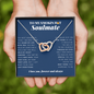 Interlocking Heart Necklace | To My Smokin Hot Soulmate | Soulmate Gift | Soulmate Jewelry | Soulmate Anniversary Gift | Soulmate Christmas Gift Idea