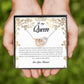 To My Queen, Interlocking Heart Necklace