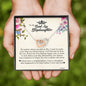 To My Badass Stepdaughter, Interlocking Heart Necklace