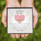 Interlocking Heart Necklace, To My Beautiful Daughter, Gift from Mom