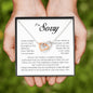 I'm Sorry Gift, Interlocking Heart Necklace