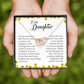 To My Daughter, Interlocking Heart Necklace