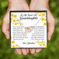To my Smartass Granddaughter, Interlocking Heart Necklace