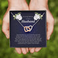 Interlocking Heart Necklace, In Loving Memory of Your Husband