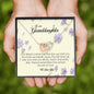 To Our Granddaughter, Interlocking Heart Necklace