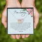 Apology Gift for Her, Interlocking Heart Necklace