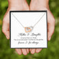 Mother & Daughter Gift, Interlocking Heart Necklace