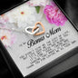 Bonus Mom Gift, Interlocking Heart Necklace