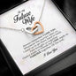 To My Future Wife, Interlocking Heart Necklace