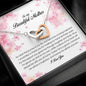 To My Beautiful Mother, Interlocking Heart Necklace
